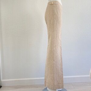 The wright beige wide leg pants